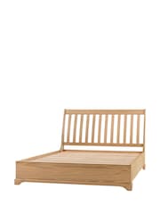 Gallery Home Natural Clayton Oak Veneer 5' Bed - Image 5 of 9