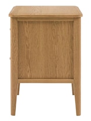 Gallery Home Natural Bala Wood 2 Drawer Bedside Table - Image 7 of 9