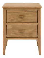 Gallery Home Natural Bala Wood 2 Drawer Bedside Table - Image 9 of 9