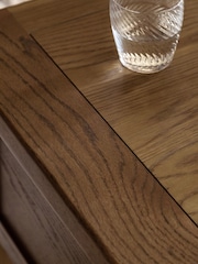 Gallery Home Natural Milton Sold Oak 2 Drawer Coffee Table - Image 3 of 9