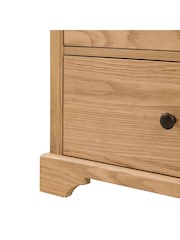 Gallery Home Natural Clayton Solid Oak 9 Drawer Chest - Image 4 of 9