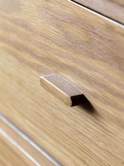 Gallery Home Natural Bala Wood 3 Drawer Chest - Image 3 of 9