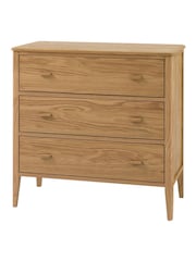 Gallery Home Natural Bala Wood 3 Drawer Chest - Image 8 of 9