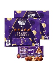 Cadbury Dairy Milk Chocolate Advent Calendar 348g Bundle of 2 - Image 2 of 2