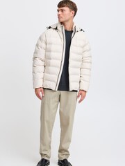 !Solid SDMILAS Long Sleeve Regular Puffa White Jacket - Image 3 of 5