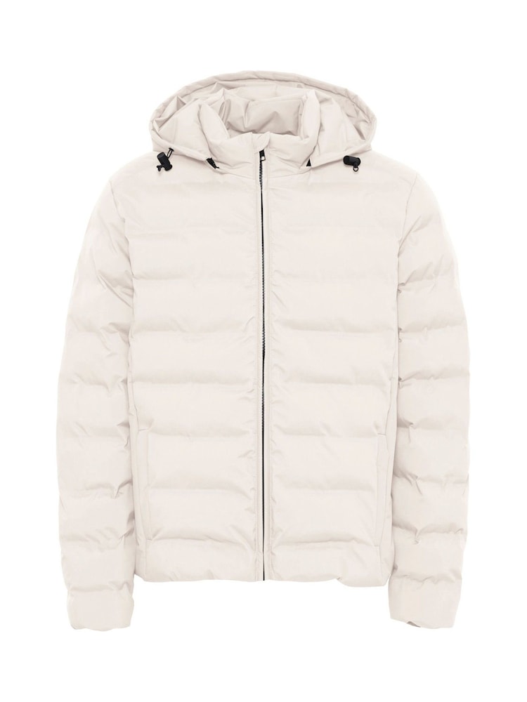 !Solid SDMILAS Long Sleeve Regular Puffa White Jacket - Image 5 of 5