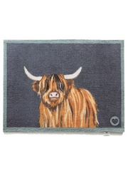 Hug Rug Navy Highland 1 Mat - Image 2 of 4