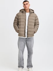 !Solid Green SDMILAS Long Sleeve Regular Puffa Jacket - Image 3 of 5