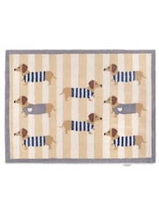 Hug Rug Beige Sausage Dog Chic Mat - Image 2 of 4