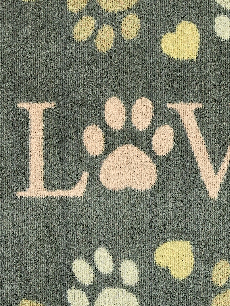 Hug Rug Green Love Paws Mat - Image 4 of 4 Hug Rug Green Love Paws Mat - Image 4 of 4