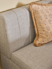 Chunky Weave Mid Natural Anderson Storage Corner Dining Bench - Image 4 of 13