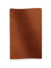 Soft Velvet Rust Brown Anderson Storage Left Hand Corner Dining Bench - Image 12 of 12