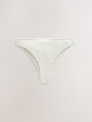 Tejido arrugado en color crema - Braguitas de bikini - Imagen 5 de 7