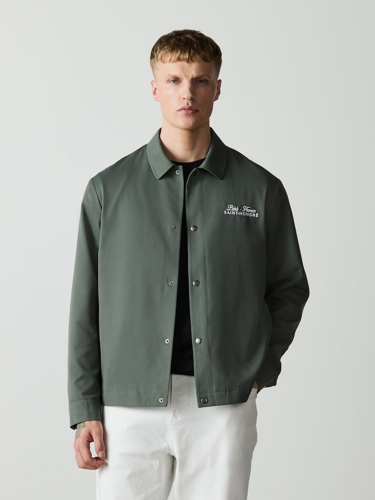 Verde salvia bordado - Bordado - Chaqueta elegante de Coach - Imagen 2 de 14