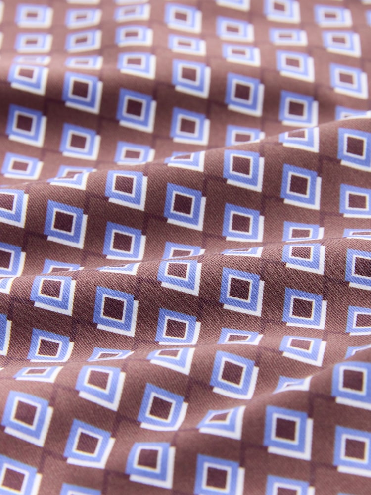 Chocolate Brown Geometric Twist Bandeau Tummy Control Swimsuit - Image 8 of 8 Chocolate Brown Geometric Twist Bandeau Tummy Control Swimsuit - Image 8 of 8