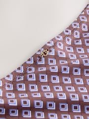 Schokoladenbraun Geometrisch - Bikinihose - Bild 3 von 4