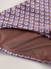 Schokoladenbraun Geometrisch - Bikinihose - Bild 4 von 4
