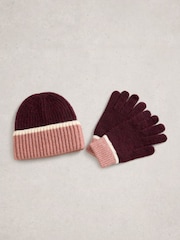 Morado - White Stuff Hat and Gloves Gift Box - Imagen 2 de 6