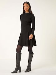 Roman Ribbed Skater Jumper Dress - Imagen 4 de 5