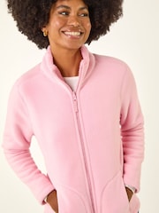 Roman Pink Reversible Fleece Zip Jacket - Image 4 of 5