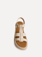 Linzi Nude Adventure Gladiator Style Flat Sandals - Image 4 of 5