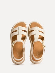 Linzi Nude Adventure Gladiator Style Flat Sandals - Image 5 of 5