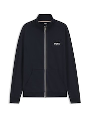 BOSS Blue Authentic Logo Zip Through Sweat Top - Image 1 of 1