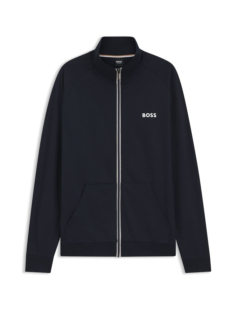 BOSS Blue Authentic Logo Zip Through Sweat Top - Image 1 of 1 BOSS Blue Authentic Logo Zip Through Sweat Top - Image 1 of 1