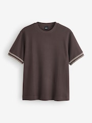 BOSS Brown Regular Fit Logo T-Shirt - Image 1 of 1