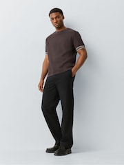 BOSS Brown Regular Fit Logo T-Shirt - Image 2 of 7