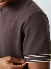 BOSS Brown Regular Fit Logo T-Shirt - Image 5 of 7