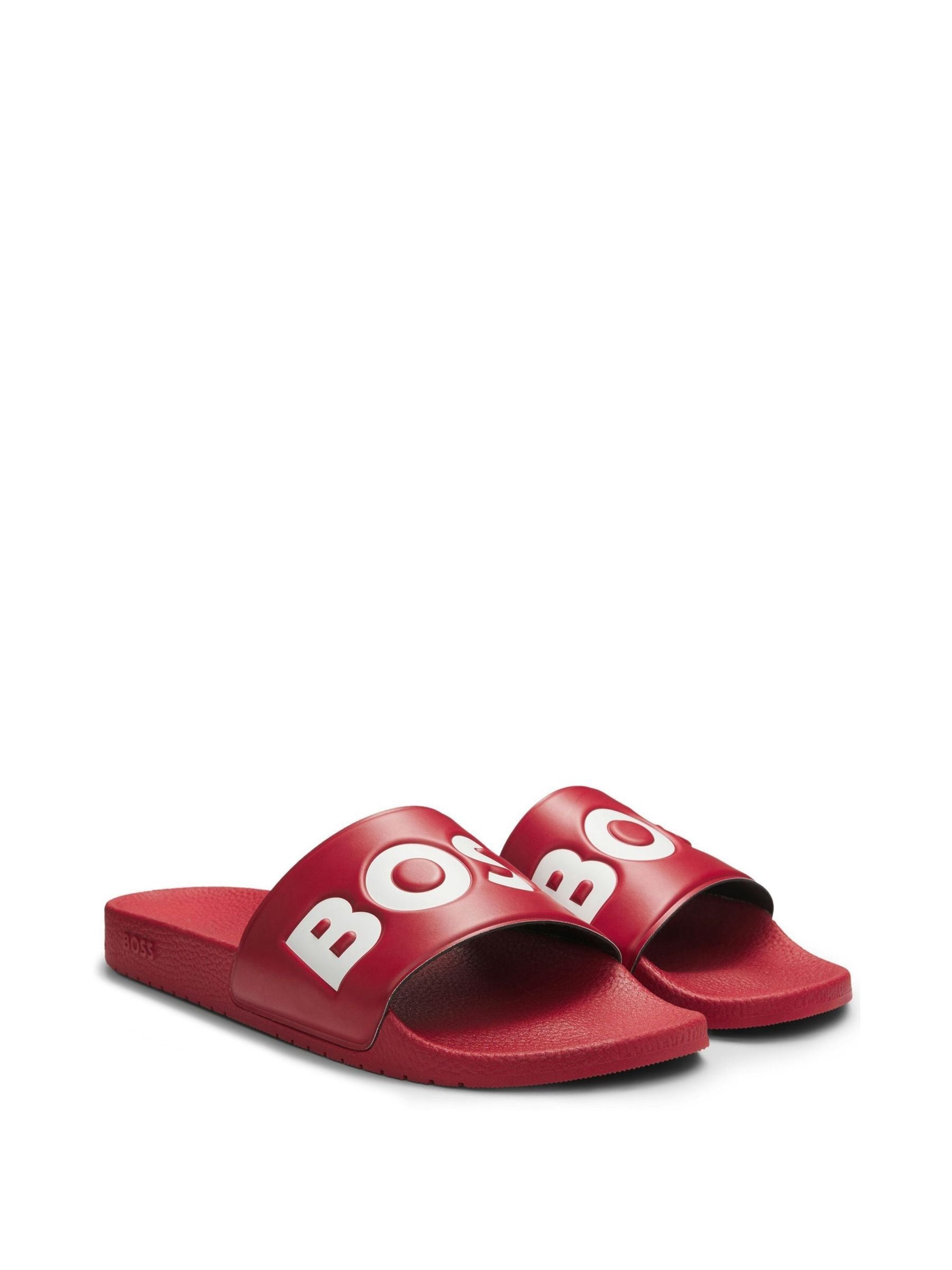 Buy BOSS Red Large Logo Sliders from Next USA display picture 1