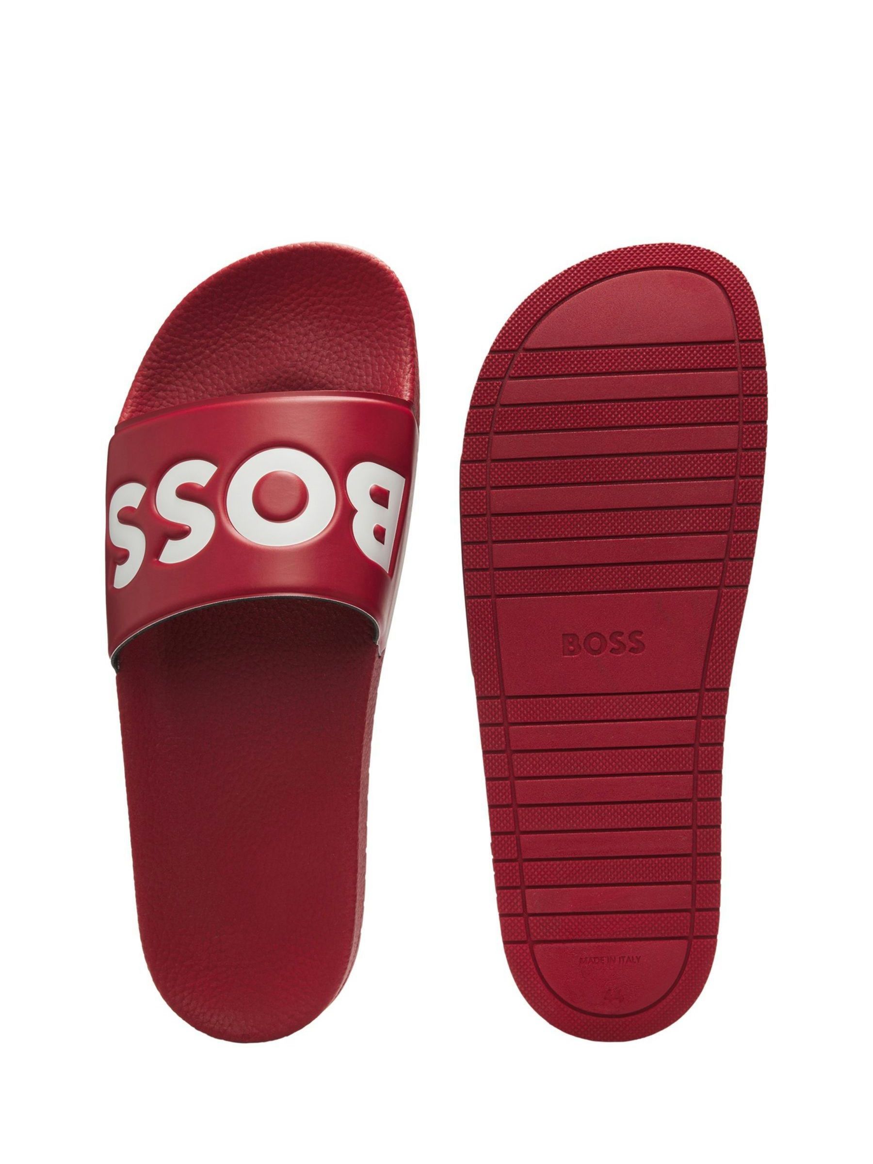 Buy BOSS Red Large Logo Sliders from Next Israel