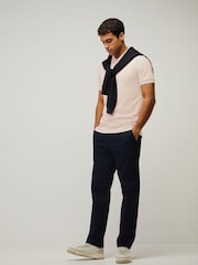 Pink - BOSS Slim Fit Logo-Poloshirt mit Viertelreißverschluss - Bild 2 von 5