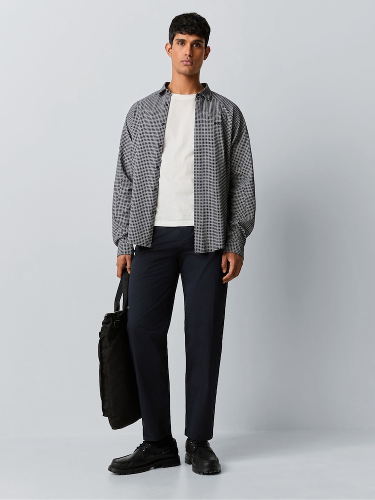 BOSS Blue Tapered Fit Chino Trousers - Image 2 of 4