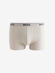 أسود كروم - حزمة من 3 سراويل بوكسر بشعار Power من BOSS - صورة 3 من 4