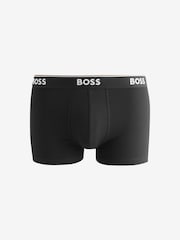 أسود كروم - حزمة من 3 سراويل بوكسر بشعار Power من BOSS - صورة 4 من 4