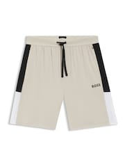 BOSS Grey Balance Logo Shorts - Image 1 of 2