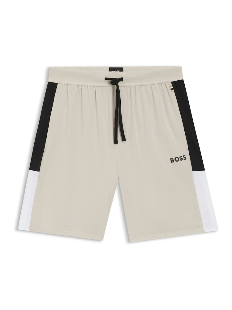 BOSS Grey Balance Logo Shorts - Image 1 of 2