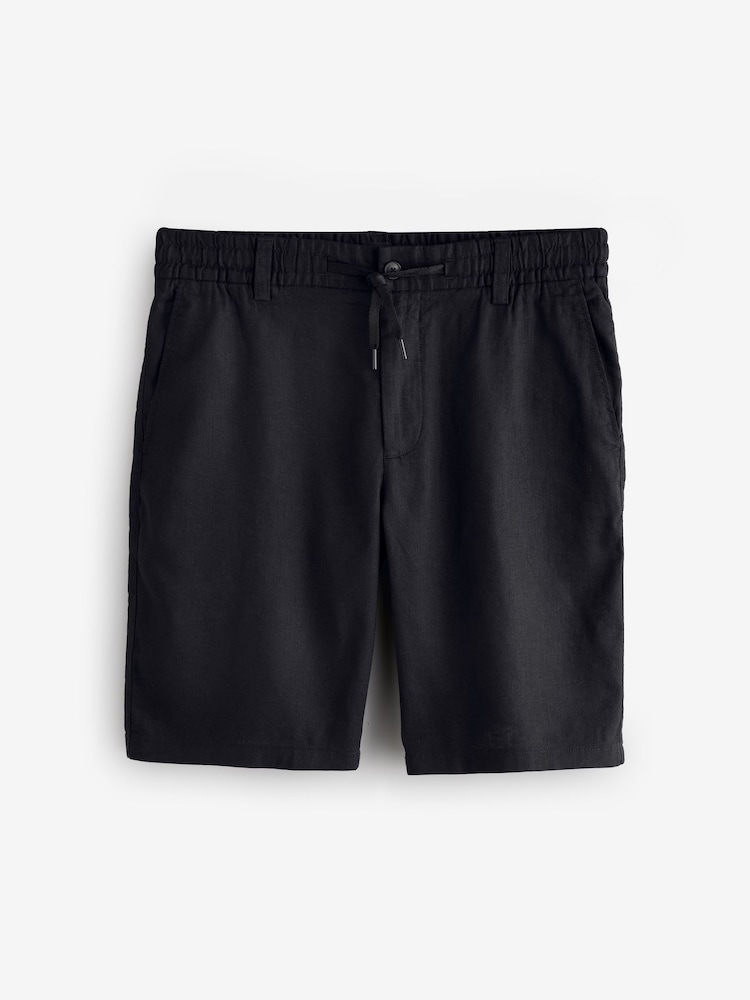 Noir - BOSS Tapered-Fit Chino Short - Image 1 de 1