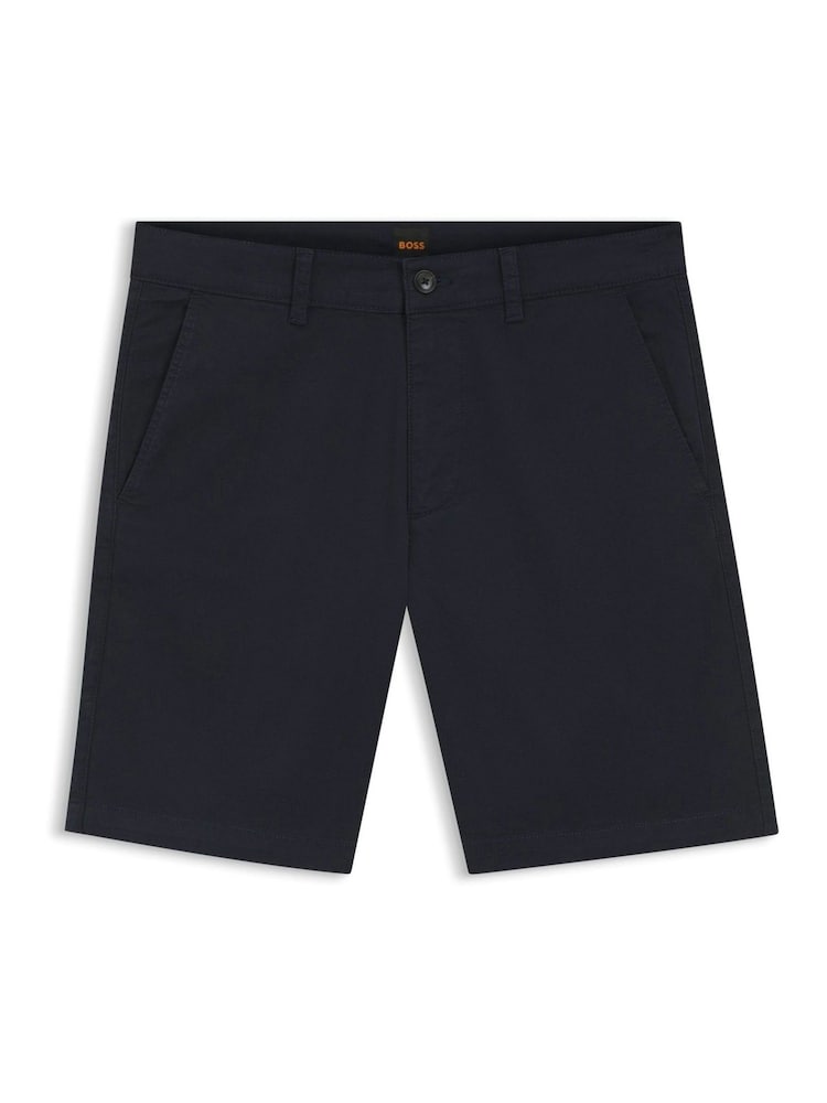 BOSS Blue Slim-Fit Chino Shorts - Image 1 of 2
