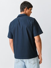 BOSS Blue Rayer Relaxed Fit Shirt - Image 3 of 6