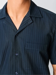 BOSS Blue Rayer Relaxed Fit Shirt - Image 4 of 6