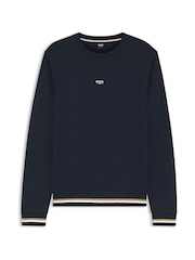 BOSS Blue Iconic Logo Sweatshirt - Image 1 of 1