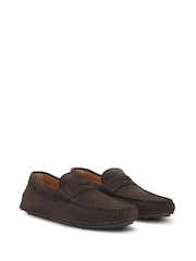 BOSS Brown Noel Loafers - Image 1 of 2