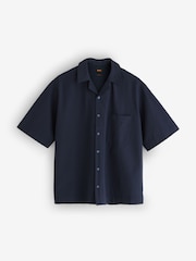 ブルー - BOSS Lapisy リラックスフィット シャツ - 画像 1 / 1