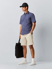 BOSS Cream Slim Fit Shorts - Image 2 of 5