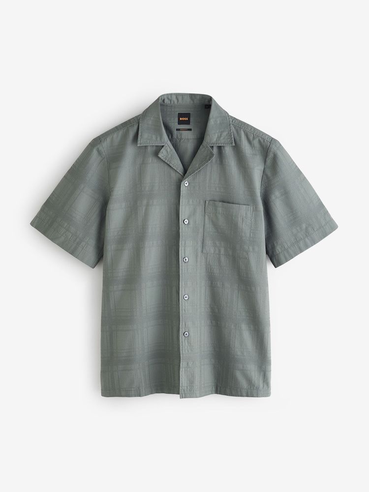 BOSS Light Grey Rayer Relaxed Fit Shirt - Image 1 of 1