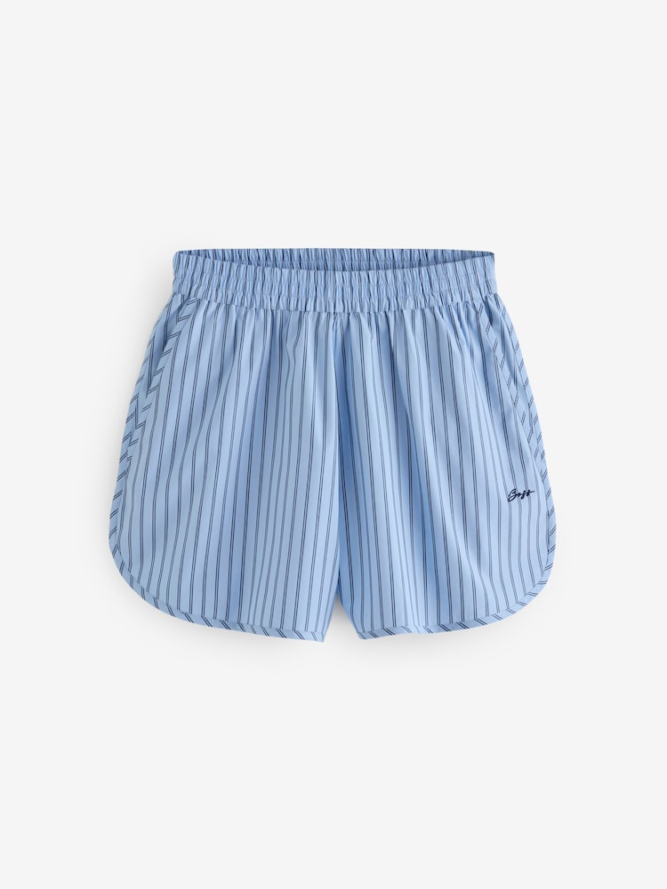 BOSS Tiplyna Stripe Cotton Shorts - Bild 1 von 1