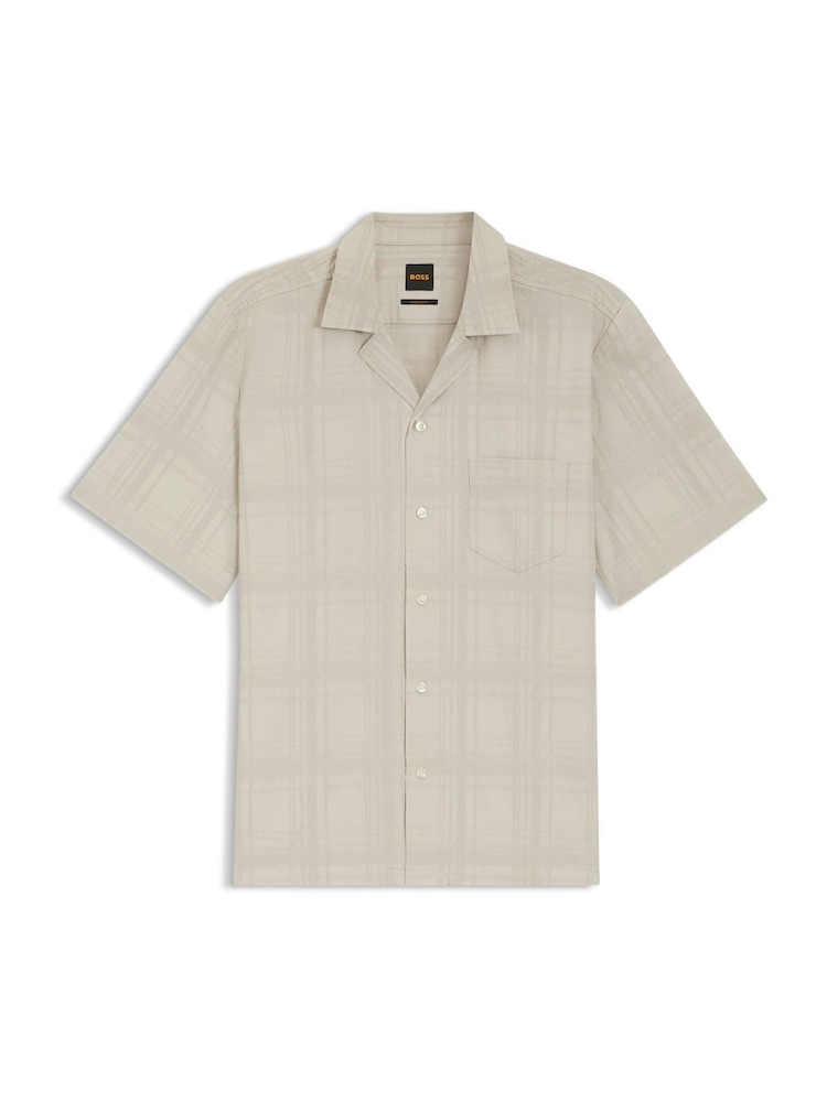 BOSS Grey Rayer Relaxed Fit Shirt - Image 1 of 1